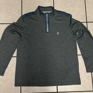 IZOD Golf Zip Up Long Sleeved Shirt